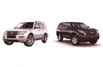 Mitsubishi Pajero ou Toyota Prado: comparaison de voitures et quelle est la meilleure?