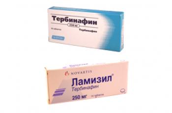 Terbinafin ili Lamisil: koja je razlika i što je bolje