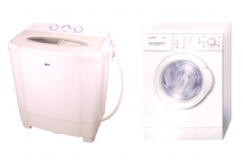 Las diferencias entre lavadoras automáticas y semiautomáticas.
