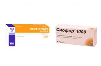 ¿Qué distingue a la metformina de Siofor y qué es mejor tomar?