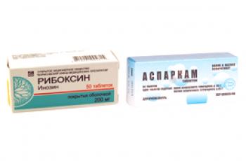 Jaký lék je lepší a účinnější než Riboxin nebo Asparkam?