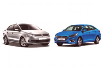 Volkswagen Polo et Hyundai Solaris: une comparaison et qu'il est préférable d'acheter