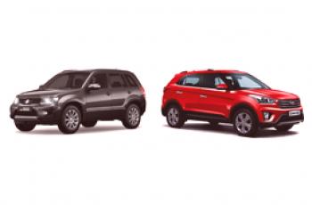 Co je lepší než Suzuki Grand Vitara nebo Hyundai Creta: srovnání a rozdíly?