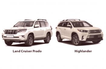 Toyota Land Cruiser Prado ou Toyota Highlander: une comparaison et quel est le meilleur?