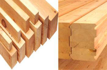 Quelle est la différence entre le bois profilé et l'habituel?