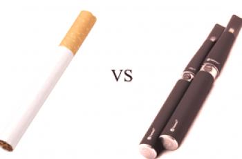 Diferencias y diferencias entre un cigarrillo normal y uno electrónico.