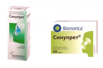 Kapky nebo tablety Sinupret - co je lepší vzít?