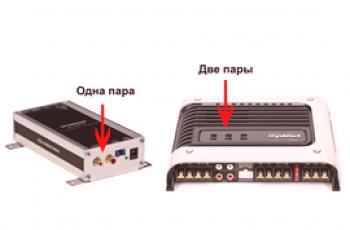 ¿Cuál es la diferencia entre un amplificador de frecuencia de dos canales y uno de cuatro canales?