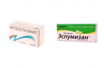 Která droga je lepší a účinnější než Meteospasmil nebo Espumizan?