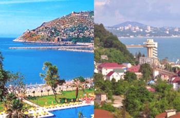 Qué resort es mejor Turquía o Sochi - compare y haga una elección