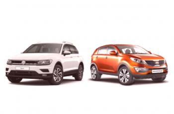 Volkswagen Tiguan ou Kia Sportage: une comparaison et qui est mieux