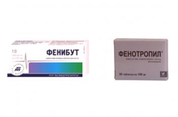 “Phenibut” o “Phenotropil”: características de los productos y qué es mejor