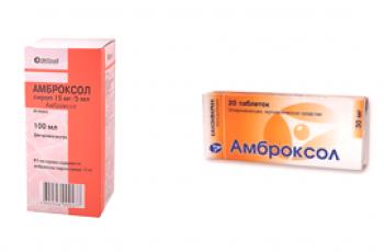 Quelle forme d'Ambroxol est préférable de choisir un sirop ou des comprimés?