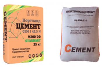 Quelle est la différence entre le ciment D0 et le D20?