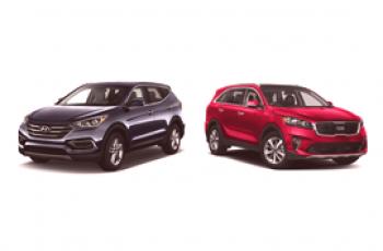 Quelle voiture est meilleure que Hyundai Santa Fe ou Kia Sorento?