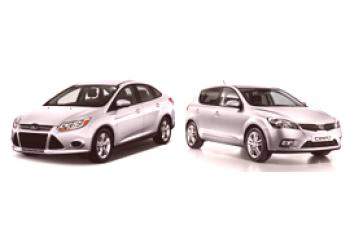 Ford Focus ou Kia Sid - Comparaison de voitures et quel est le meilleur?