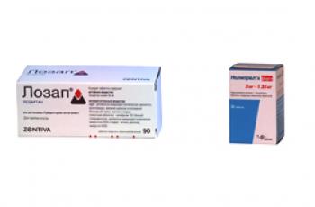 Jaké léky jsou lepší a účinnější Lozap nebo Noliprel?