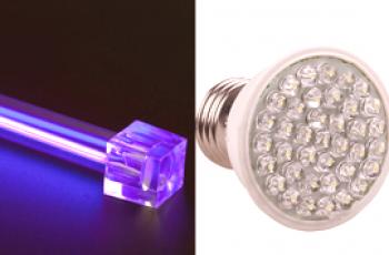 ¿En qué se diferencia la lámpara de hielo de los rayos UV?