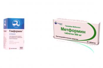Gliformin a metformin: Srovnání a co je lepší