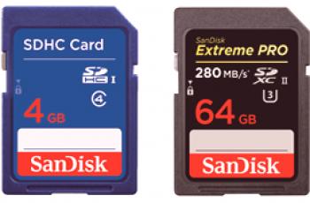 Quelle est la différence entre les cartes mémoire SDHC et SDXC?