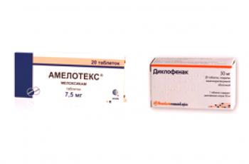 Amelotex et Diclofenac: quelle est la différence et quel est le meilleur