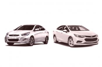Hyundai Solaris ou Chevrolet Cruze: une comparaison des voitures et qui est meilleur