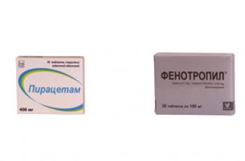 Piracetam ili Fenotropil: usporedba lijekova i što je bolje