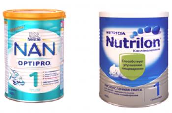 Nan nebo Nutrilon - která dětská výživa je lepší?