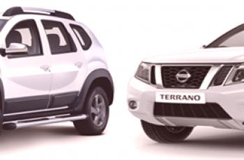 Renault Duster et Nissan Terrano - en quoi diffèrent-ils?