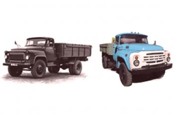 GAZ-53 et ZIL-130: une comparaison des camions et qui est meilleur