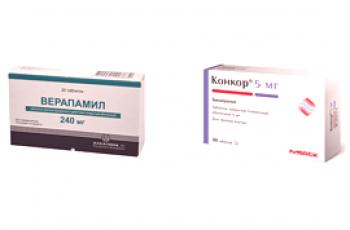 Quel médicament est préférable de choisir Verapamil ou Concor?