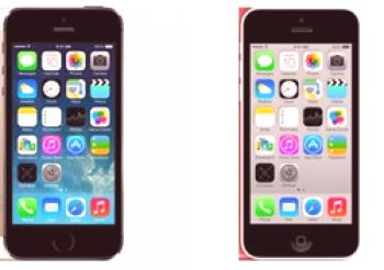 Quelle est la différence entre iPhone 5c et 5s?
